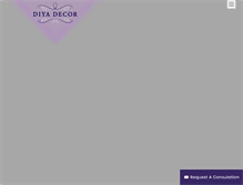 Tablet Screenshot of diyadecor.com